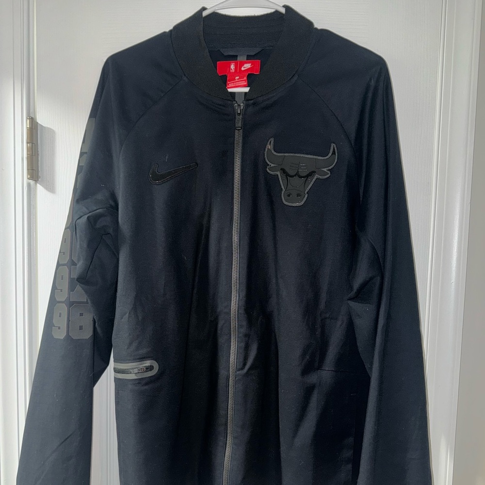 Nike Chicago Bulls Varsity Championship Jacket Sz L